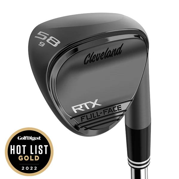 CLEVELAND 2022 RTX FULL FACE BLACK SATIN WEDGES