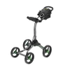 BAG BOY QUAD XL PUSH CART, SILVER/BLACK