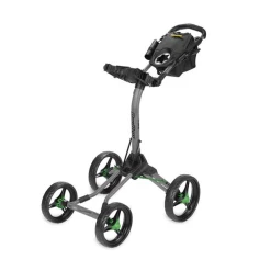 BAG BOY QUAD XL PUSH CART, SILVER/BLACK