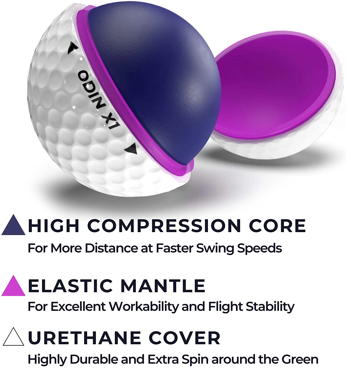 ODIN GOLF ODIN X1 GOLF BALLS - Image 2