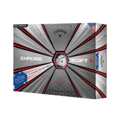 CALLAWAY CHROME SOFT X TRUVIS STARS AND STRIPES GOLF BALL