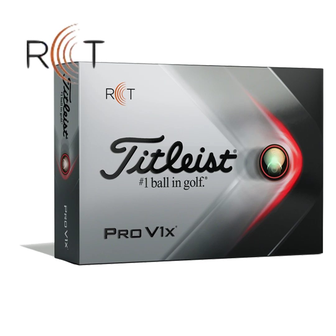 TITLEIST PRO V1X RCT BALLS WHITE 1 DZN (SUPPORT GARMIN APPROACH R10 & TRACKMAN)