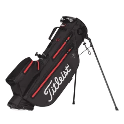 TITLEIST 2022 PLAYERS 4 STA DRY: BLACK/BLACK/RED