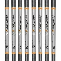 Aerotech SteelFiber Fc70 Parallel Iron Shaft (0.370" Tip) - 8pcs Bundle Set (#3-PW)