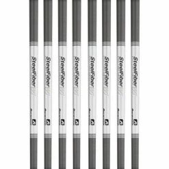 Aerotech SteelFiber Iron Parallel Shaft (0.370" Tip) - 8pcs Bundle Set (#3-PW)