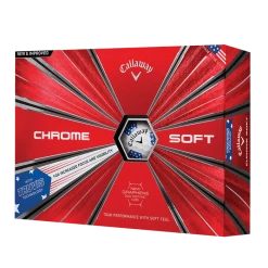 CALLAWAY CHROME SOFT TRUVIS STARS AND STRIPES GOLF BALL