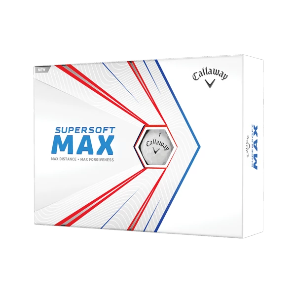 CALLAWAY SUPERSOFT MAX GOLF BALLS WHITE