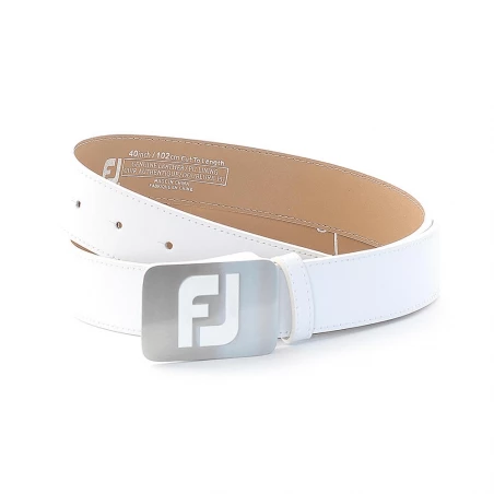FOOTJOY WHITE UNISEX BELT