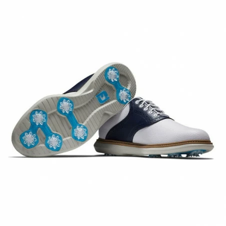 GOLF ZAPATOS FOOTJOY TRADITIONS OF WHITE/NAVY - Image 3