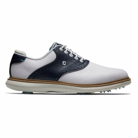 GOLF ZAPATOS FOOTJOY TRADITIONS OF WHITE/NAVY