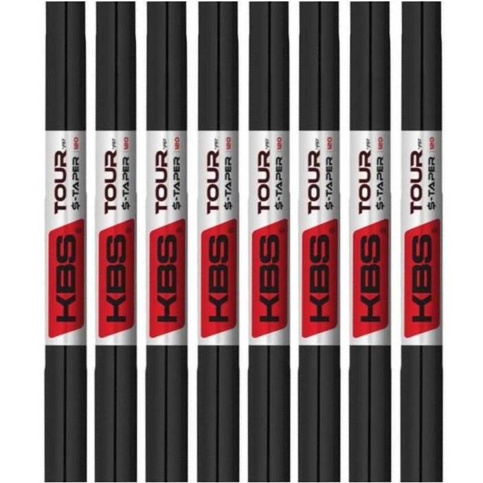 KBS Tour $-Taper Shaft - Black PVD (Bundle Set Of 8x Shafts)