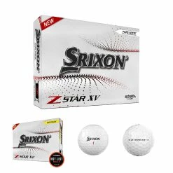 SRIXON Z-STAR XV GOLF BALLS 2022 PURE WHITE / TOUR YELLOW