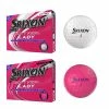 SRIXON SOFT FEEL LADY GOLF BALLS 2022 SOFT WHITE / PASSION PINK